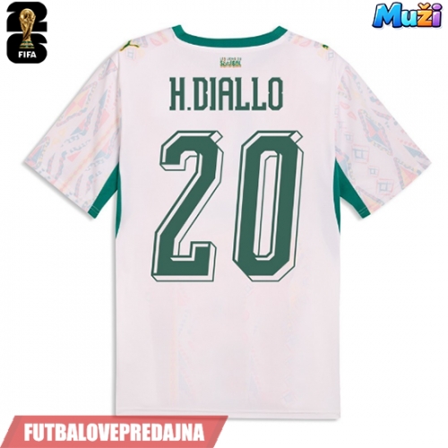 Lacne Muži Futbalové dres Senegal Habib Diallo #20 MS 2026 Krátky Rukáv - Domáci